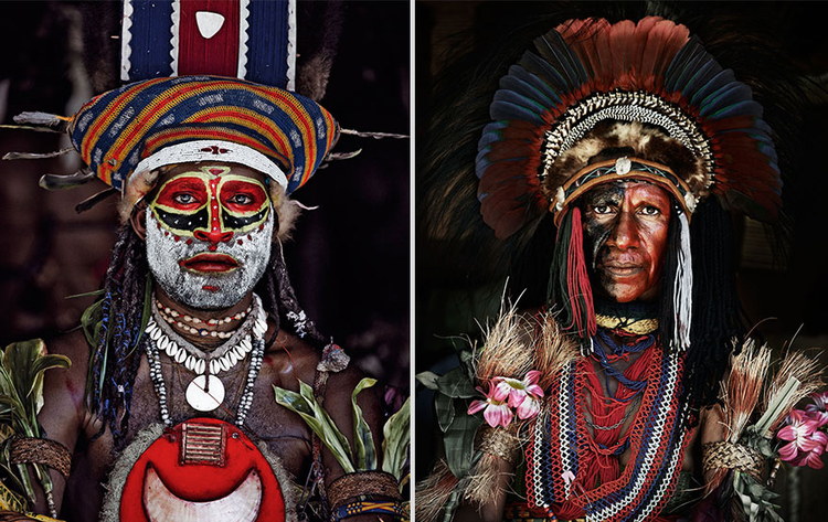 Plemię Goroka, Indonezja i Papua Nowa Gwinea; fot. Jimmy Nelson